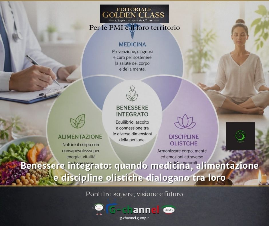 Benessere integrato: quando medicina, alimentazione e discipline olistiche dialogano tra loro